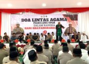Jelang Peringatan Hut Bhayangkara Ke-79, Polres Lutim Gelar Doa Bersama Lintas Agama